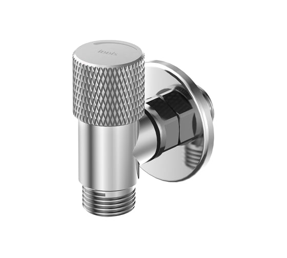 Кран угловой с отражателем IDDIS вынос 2 см, 1/2; 1/2, кран-букса, латунь, хром, 2 шт 910B1A6C2SBZ-K