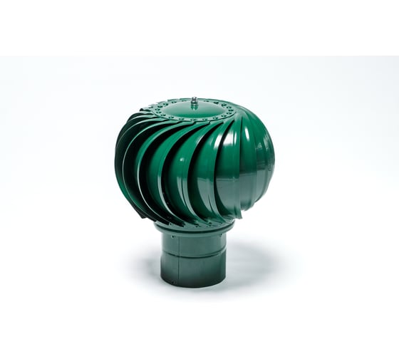 Турбодефлектор ТД-125, оцинкованный металл, RAL 6005 (брендированная упаковка) ТД-125-6005