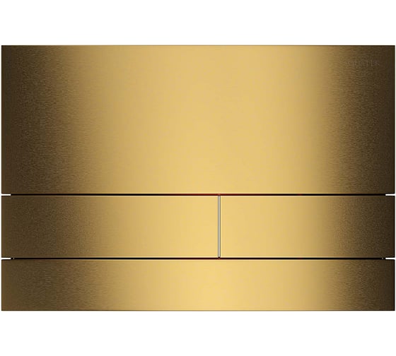 Панель смыва AQUATEK KDI-0000051(030G) нержавеющая сталь/PVD, цвет шлифованное золото (клавиши прямоугольные) 169х250х2.2 мм 00000145168