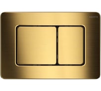 Панель смыва AQUATEK KDI-0000041 (003G) нержавеющая сталь/PVD, цвет Титановое золото матовое (клавиши квадрат) 00000138105