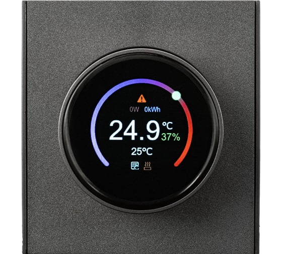 Терморегулятор KRANZ STRONG Wi-Fi с/у графит KR-78-0728-6