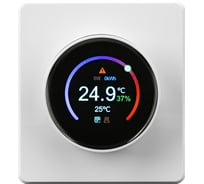 Терморегулятор KRANZ ROUND Wi-Fi с/у перламутр KR-78-0728-1