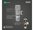 Угловой кран IDDIS с отражателем, 1/2; 1/2, кран-букса, латунь, хром 910B0A6C2SBZ 4