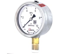 Манометр виброустойчивый ПО Физтех, АО Физтех ДМ8008-ВУф 0-10 МПа кт.1,0 d.100 IP54 M20х1,5 РШ, Без запол 4687205640703