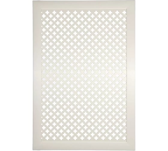 Экран для радиатора Стильный Дом 90х60см Готико белый ДеЛюкс v532938