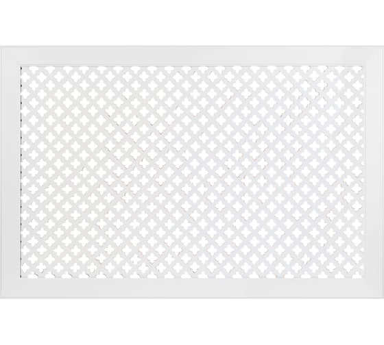 Экран для радиатора Стильный Дом 90х60см Готико белый ДеЛюкс v532938