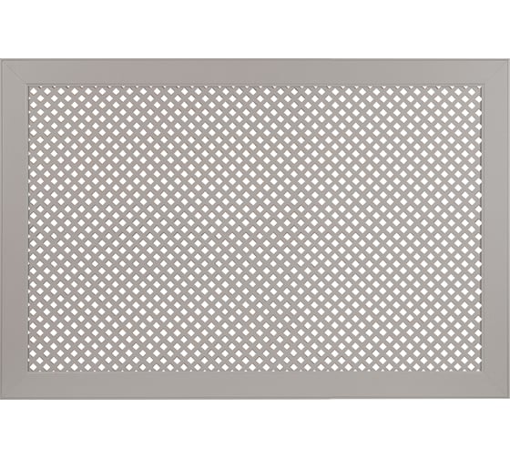 Экран для радиатора Стильный Дом 90х60см Глория серый ДеЛюкс v532914