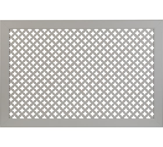 Экран для радиатора Стильный Дом 90х60см Готико серый ДеЛюкс v532976