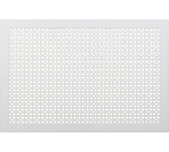 Экран для радиатора Стильный Дом 90х60см Дамаско белый ДеЛюкс v532990