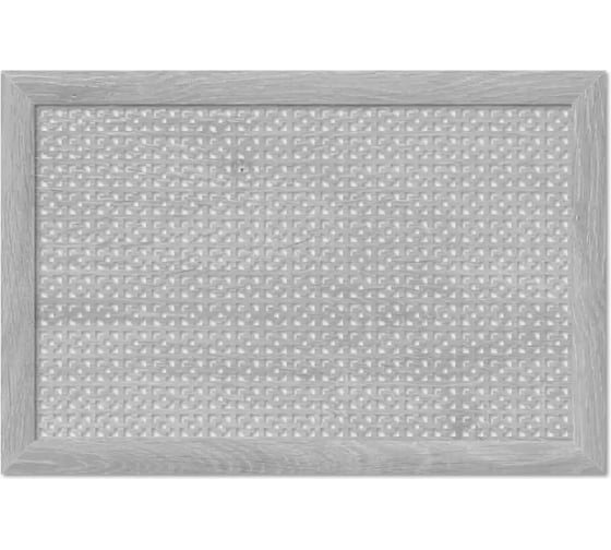 Экран для радиатора Стильный Дом 90х60см Дамаско серый ДеЛюкс v533027