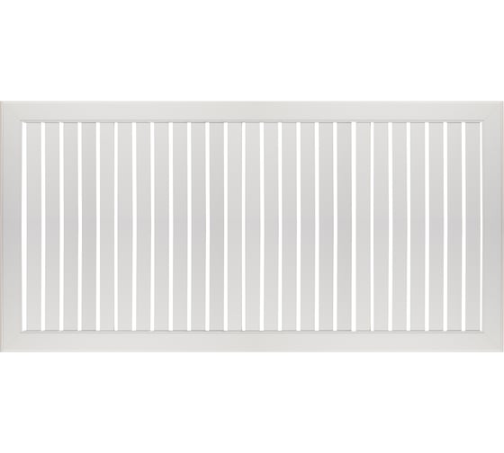 Экран для радиатора Стильный Дом реечный 120х60см Ясень белый ДеЛюкс v532846