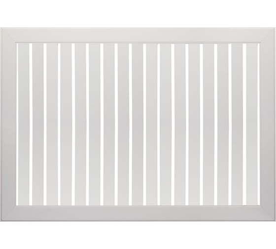 Экран для радиатора Стильный Дом реечный 90х60см Белый ДеЛюкс v532549