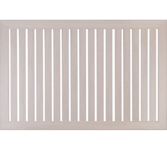 Экран для радиатора Стильный Дом реечный 90х60см Ясень белый ДеЛюкс v533065