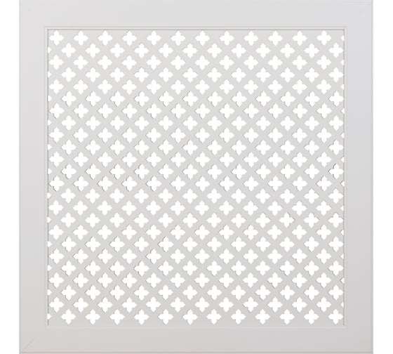 Экран для радиатора Стильный Дом ДеЛюкс Готико 60х60см белый v533102