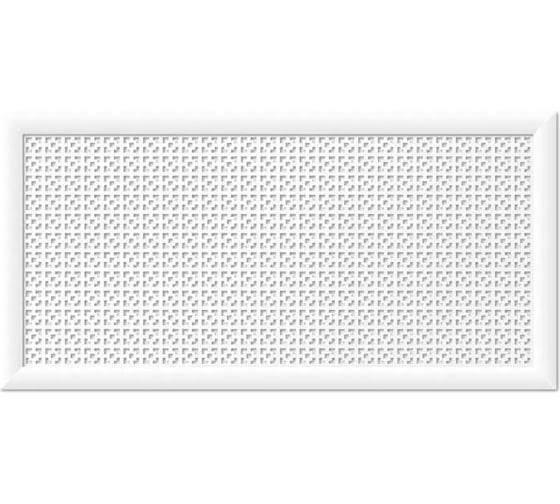 Экран для радиатора Стильный Дом Дамаско 120х60см белый ДеЛюкс v532778