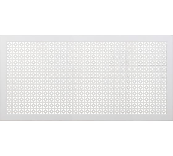 Экран для радиатора Стильный Дом Дамаско 120х60см белый ДеЛюкс v532778