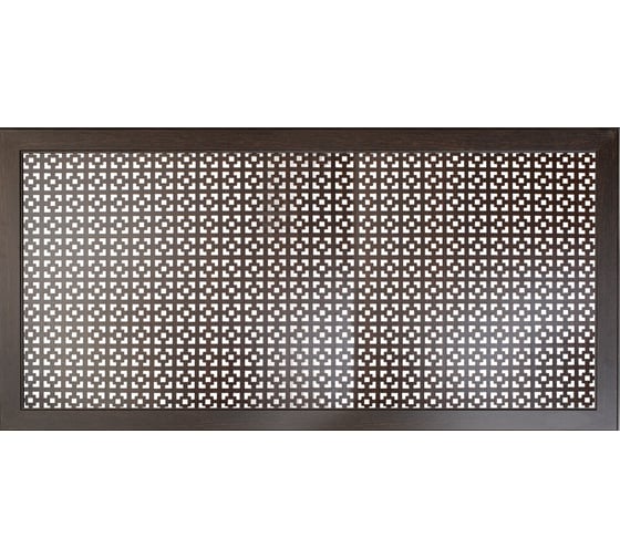 Экран для радиатора Стильный Дамаско венге ДеЛюкс 120х60см v532143