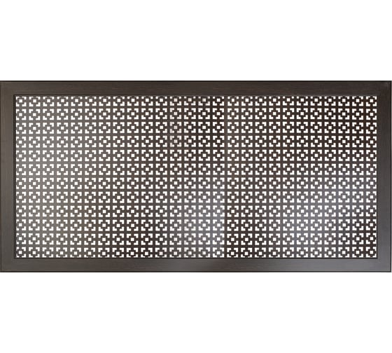 Экран для радиатора Стильный Дамаско венге ДеЛюкс 120х60см v532143