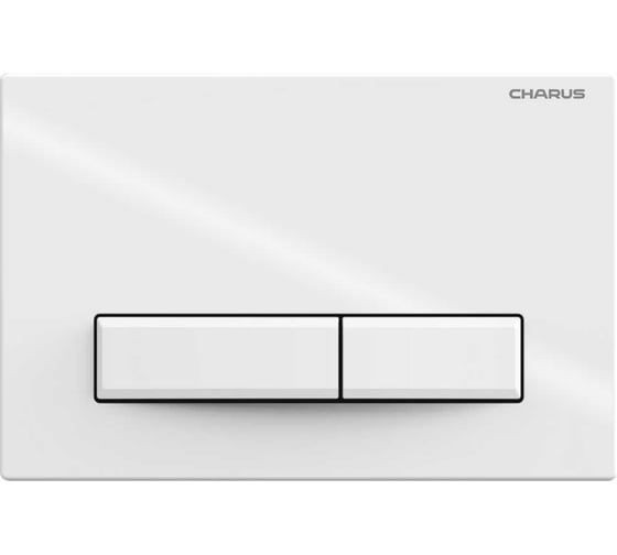 Клавиша для инсталляции CHARUS TM Серия: RAIDEN Материал: Пластик ABS Тип: Механический Размер: 245х165х9,5 Цвет: Белый глянцевый FP.321.11.01