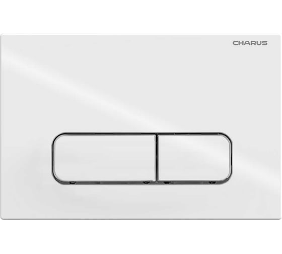 Клавиша для инсталляции CHARUS TM Серия: ELEGIA Материал: Пластик ABS Тип: Механический Размер: 245х165х12 Цвет: Белый глянцевый FP.320.11.01