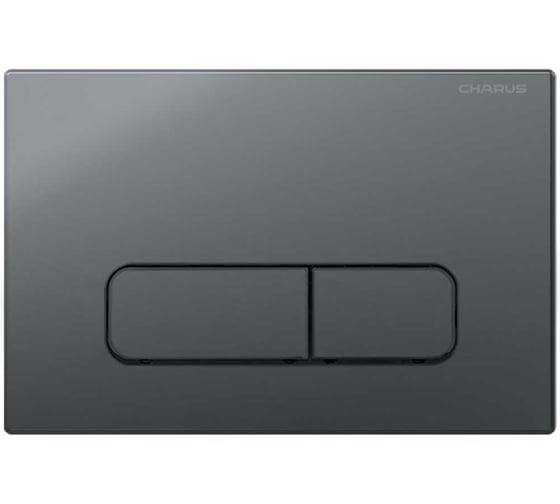 Клавиша для инсталляции CHARUS TM Серия: ELEGIA Материал: Пластик ABS Тип: Механический Размер: 245х165х12 Цвет: Графит FP.320.GRP.01