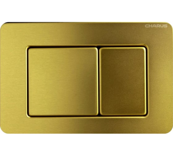 Клавиша для инсталляции CHARUS TM ROBUSTO, Нержавеющая сталь (SS 304) Тип: Механический Размер: 241*164*12 Цвет: Брашированное золото (Темное) FP.310.BG.05