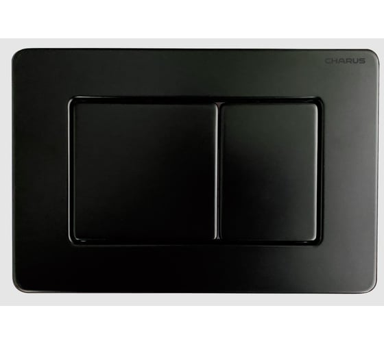 Клавиша для инсталляции CHARUS TM ROBUSTO, Нержавеющая сталь (SS 304) Тип: Механический Размер: 241*164*12 Цвет: Черный матовый FP.310.MB.05