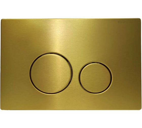 Клавиша для инсталляции CHARUS TM ROBUSTO, Нержавеющая сталь (SS 304) Тип: Механический Размер: 241*164*6,8 Цвет: Брашированное золото (Светлое) FP.330.BG.05