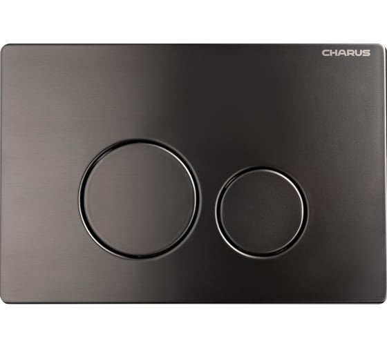 Клавиша для инсталляции CHARUS TM ROBUSTO, Нержавеющая сталь (SS 304), PVD Тип: Механический Размер: 245,5*165,5*6.8 Цвет: Оружейная сталь FP.330.GNM.05