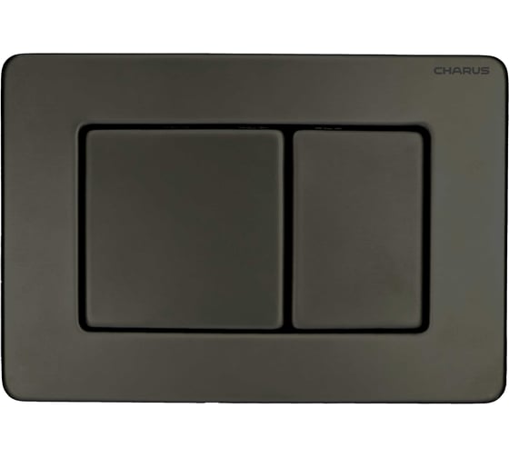 Клавиша для инсталляции CHARUS TM ROBUSTO, Нержавеющая сталь (SS 304) Тип: Механический Размер: 241*164*12 Цвет: Оружейная сталь FP.310.GNM.05