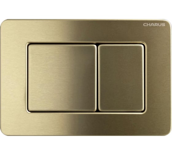 Клавиша для инсталляции CHARUS TM ROBUSTO, Нержавеющая сталь (SS 304) Тип: Механический Размер: 241*164*12 Цвет: Брашированное золото (Темное) FP.310.BTG.05