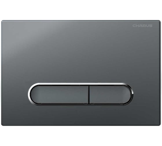 Клавиша для инсталляции CHARUS TM MAGNUS, Пластик ABS+Хромированная окантовка клавиш Тип: Механический Размер: 245*165*12,4 Цвет: Графит матовый FP.340.GRP.01