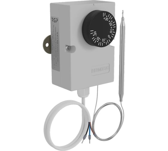 Термостат для помещений Завод RGP с капилляром 1,5 метра (IP54, -35...35C) TS-K1.5-3535