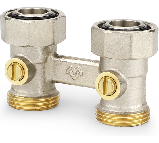 Узел нижнего подключения Varmega прямой, для двухтрубных систем 3/4EKх3/4EK VM14111