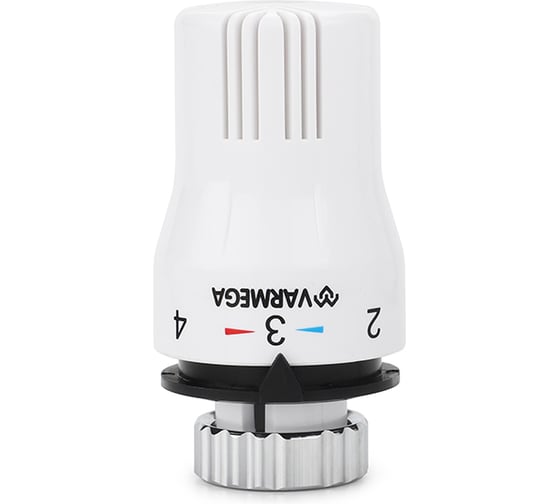 Термостатическая головка под клипсовое соединение белая Varmega VM11501