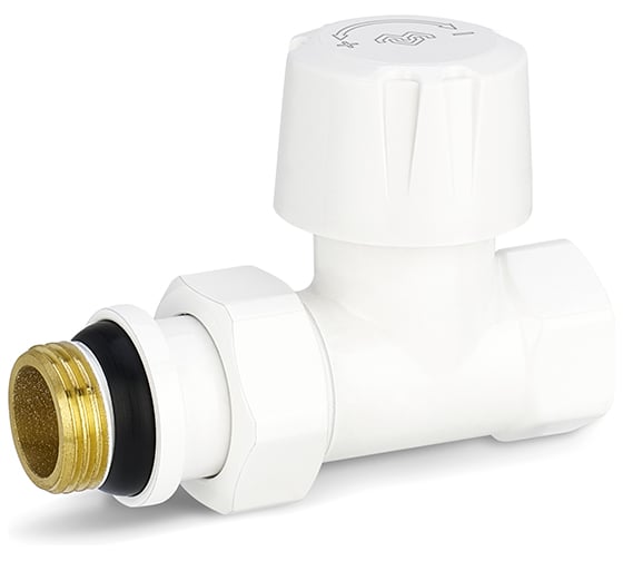 Термостатический радиаторный клапан Varmega 1/2 прямой, белый, VMDV06-110404