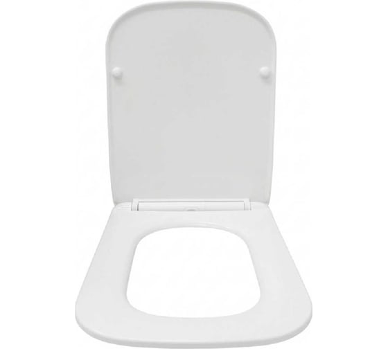Сиденье для унитаза WAVE СОПРАНО/SOPRANO дюропласт, микролифт, БЕЛЫЙ 558308