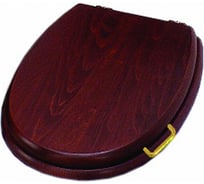 Сиденье для унитаза SIMAS LANTE дерево, цвет орех, петли золото LA 005 oro