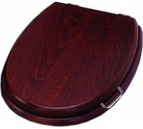 Сиденье SIMAS LANTE дерево, цвет орех, петли хром, Soft Close LA 008 cr