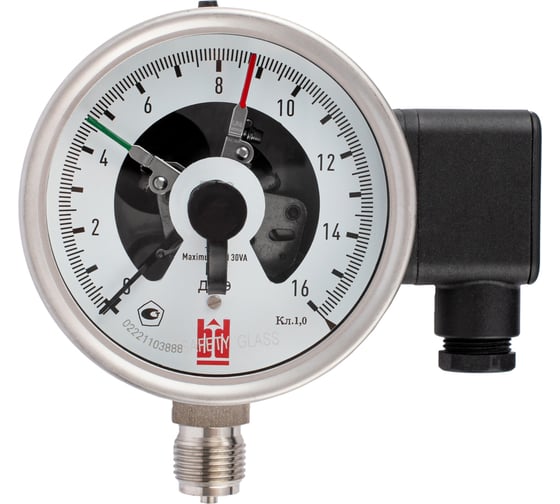 Манометр электроконтактный BD ДМЭ 100 V Р (0-6) МПа, кл.1,0, М20х1,5 895301519
