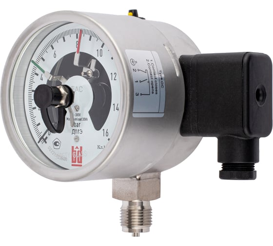 Манометр электроконтактный BD ДМЭ 100 V Р (0-0,6) МПа, кл.1,0, М20х1,5 100061015