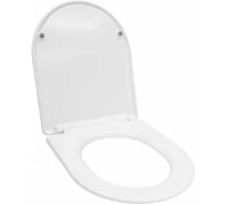 Сиденье для унитаза WAVE НОРД/NORD дюропласт, микролифт, БЕЛЫЙ 558246