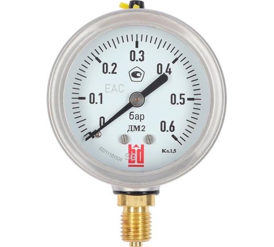 Манометр BD ДМ 2 100 Р (0-0,6) бар, кл.1,0, G1/2 125111152327