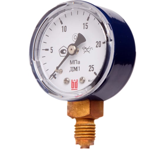 Манометр BD ДМ 1 050 Р (0-25) бар, кл.2,5, 1/4NPT 1121111831212