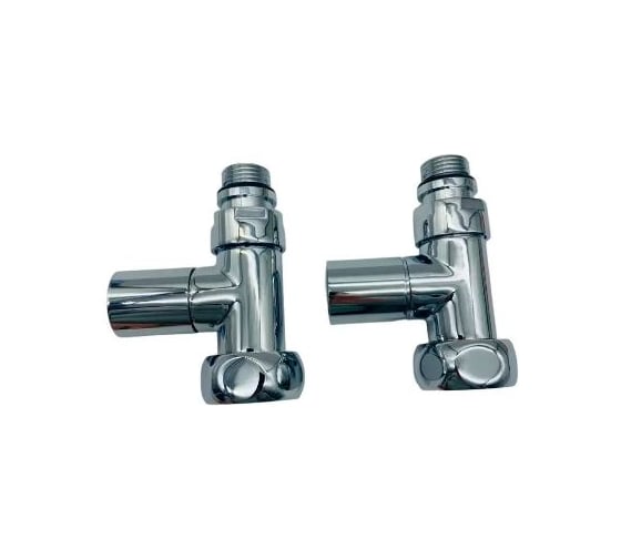 Кран прямой для полотенцесушителя ViEiR форма круглая, подключение 1/2х 1наружная/внутренняя резьба VR2035F 1