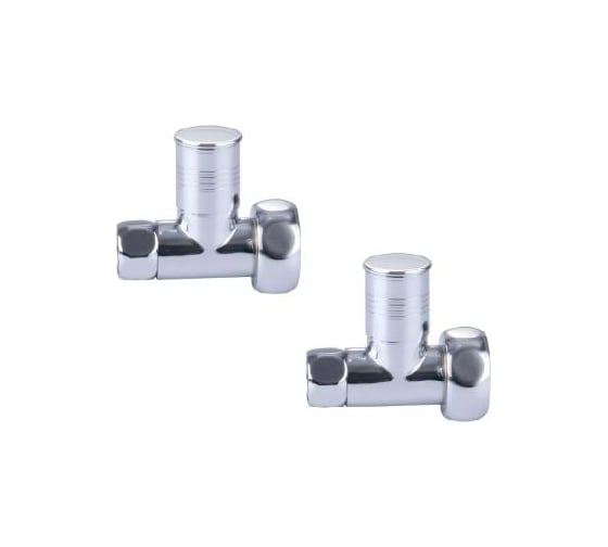 Кран прямой для полотенцесушителя ViEiR круглый, подключение 3/4 х 1 внутренняя/внутренняя резьба VR2045D