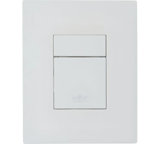Кнопка для инсталляции с пневматическим смывным клапаном ViEiR белая квадратные клавиши двухрежимная VRQ67-5F (V)
