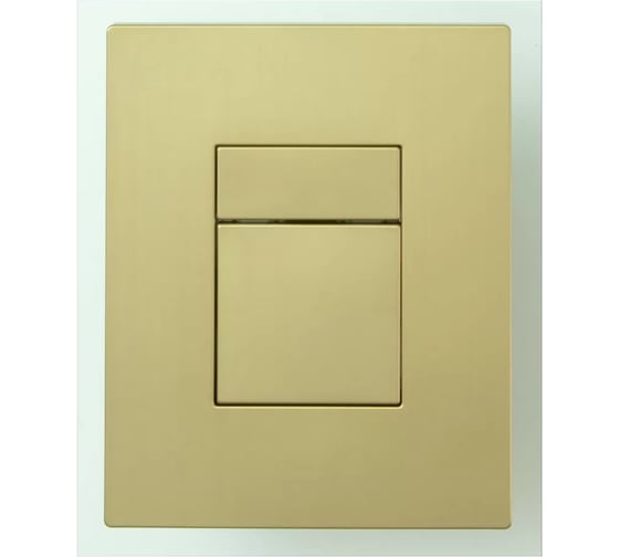 Кнопка для инсталляции с пневматическим смывным клапаном ViEiR квадратные клавиши золотая VRQ67-5S (V)