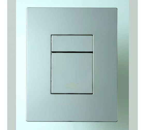 Кнопка для инсталляции с пневматическим смывным клапаном ViEiR квадратные клавиши хром VRQ67-5 (V)