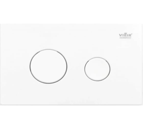 Кнопка смыва для инсталляции ViEiR механическая белая круглые клавиши двухрежимная VRQ61B-F (V)